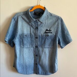 Light Blue Short Sleeve Shirt